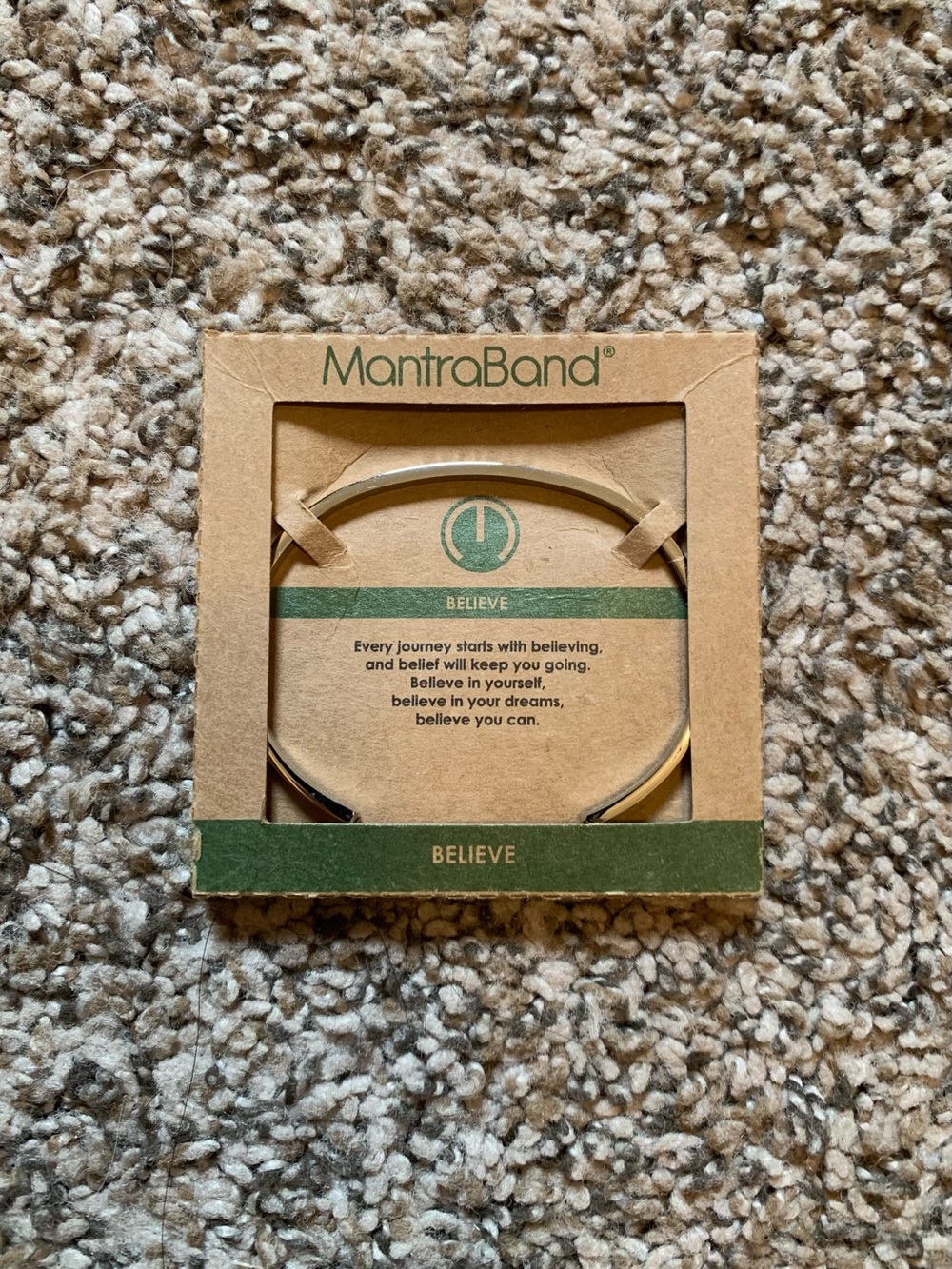 MantraBand Believe Bangle